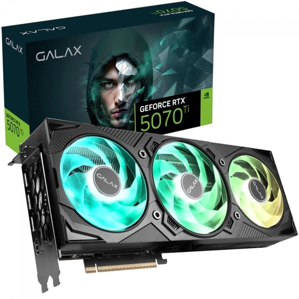 Placa De Vídeo Galax Geforce RTX 5070Ti Ex Gamer 1-click Oc, 16gb 🖥️🎮