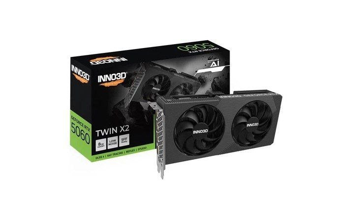 Placa de Vídeo Inno3d Geforce RTX 5060 Twin X2 8GB GDDR7 🛒🎮
