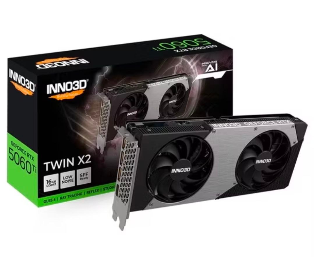 Placa de Vídeo GPU Inno3D GeForce RTX 5060 Ti 16GB 128bits GDDR7 🖥️🎮