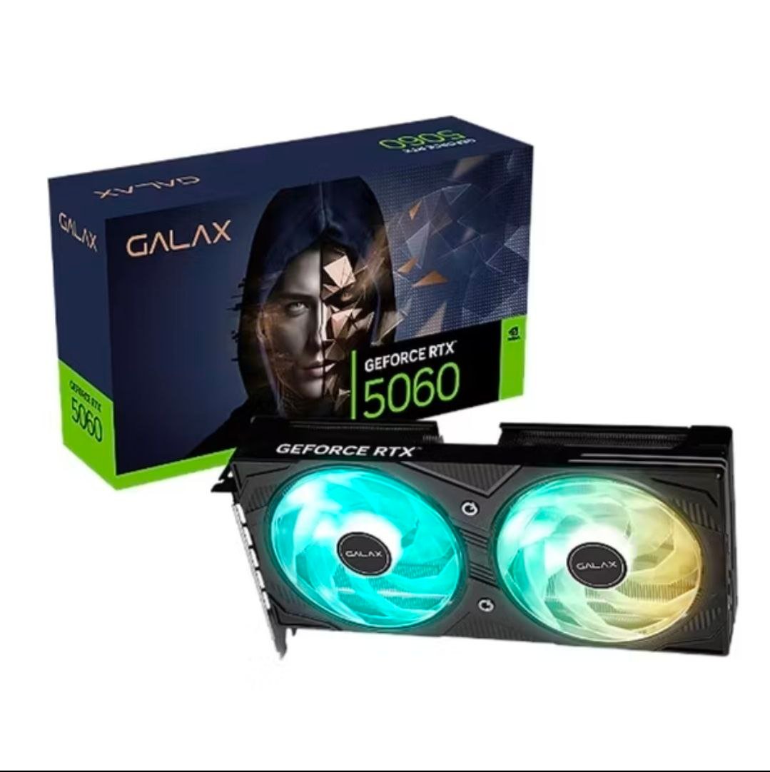 Placa de Vídeo NVIDIA Geforce Galax RTX5060 EX 2X 8GB 🖥️🎮