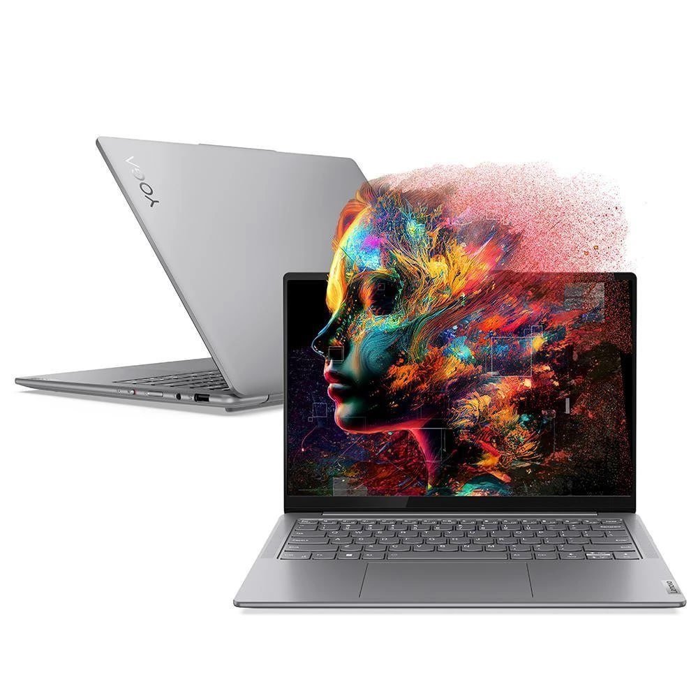 NOTEBOOK LENOVO YOGA SLIM 7i, CORE 5 ULTRA 125H, 16GB RAM, 512GB SSD, TELA OLED 🛒💻