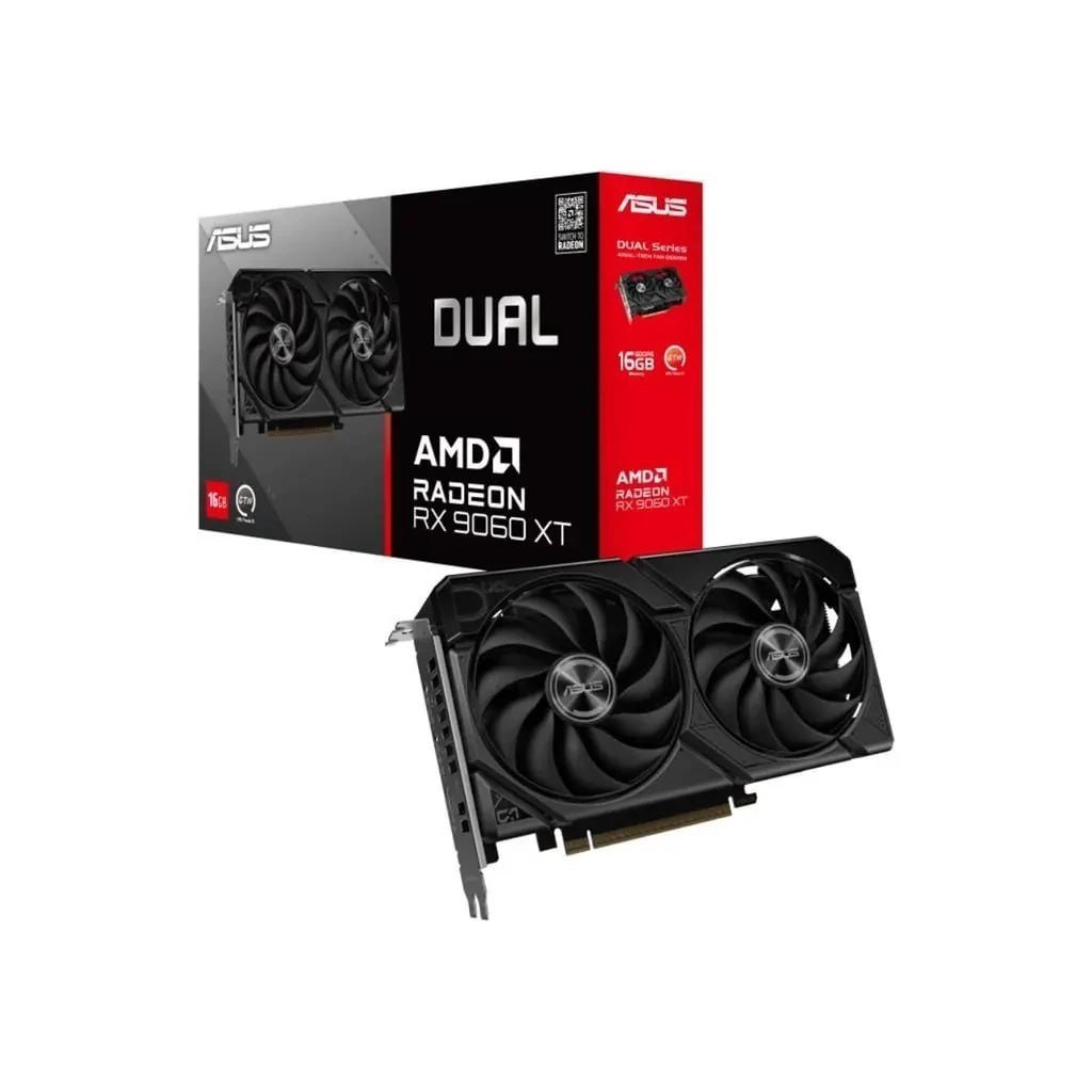 Placa de vídeo AMD Radeon ASUS RX 9060 XT Dual Series 16GB GDDR6 🖥️🎮