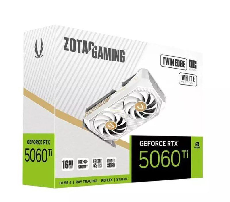 RTX 5060 Ti 16GB ZOTAC WHITE TWIN EDGE OC 🛒🎮