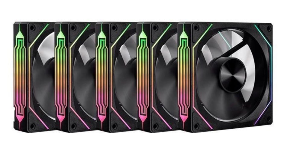 Kit Ventoinhas Pichau Ventus NX, ARGB, 5x120mm, Preto, PCH-VTNX5-BK01 🛒