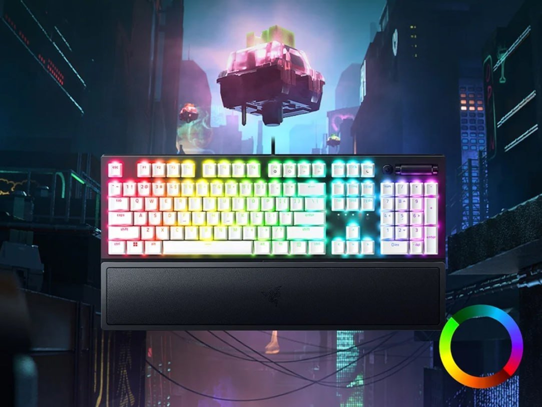 Teclado Mecânico Gamer Razer BlackWidow V3, Chroma RGB, Switch Green, Edição Especial, Layout US - RZ03-03543300-R3U1 🛒⌨️