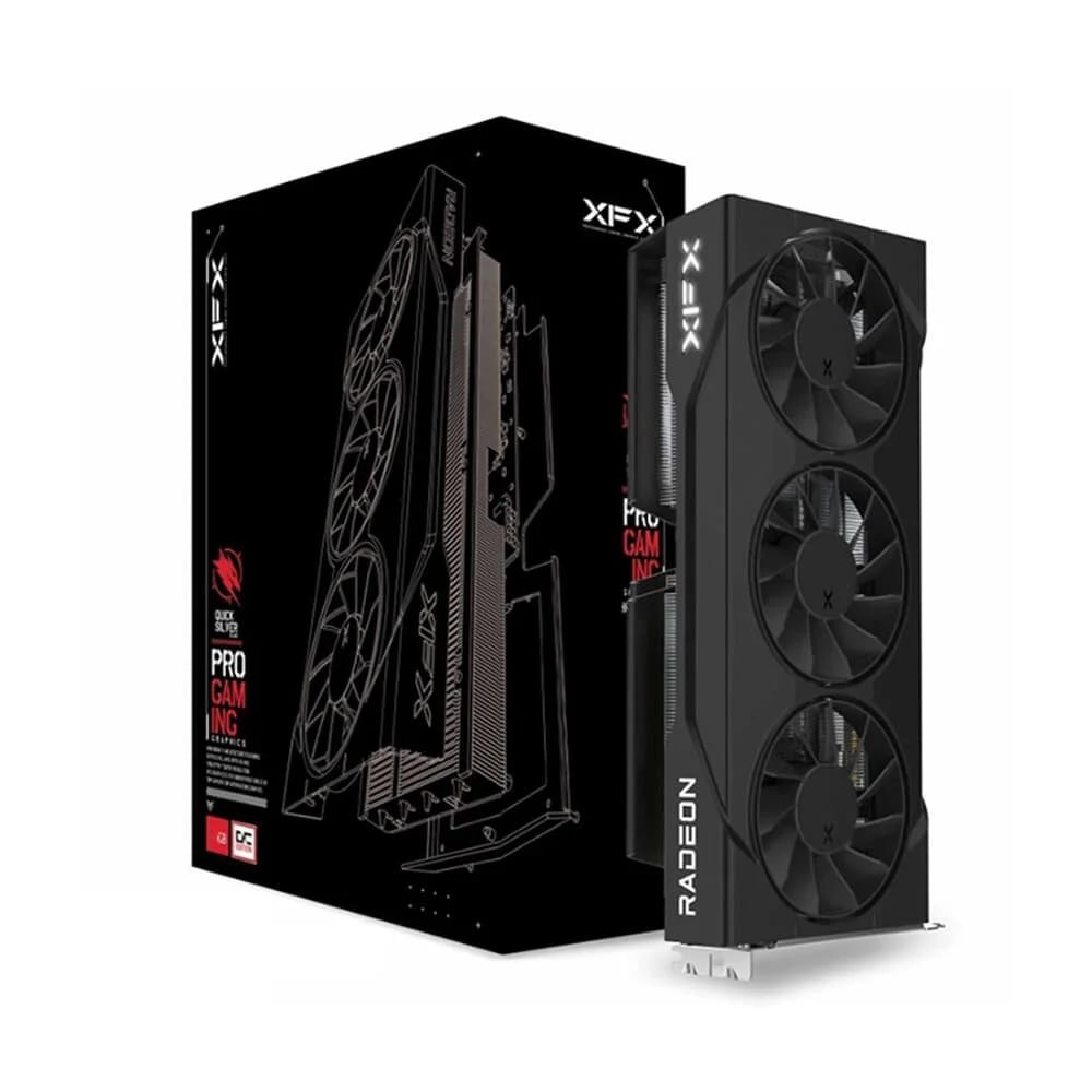 Placa de Vídeo XFX RX 9060 XT OC AMD Radeon, 16GB, GDDR6, 128bits, 20 Gbps, Triple Fan, RDNA 4 - RX-96TS316B7 🖥️🎮