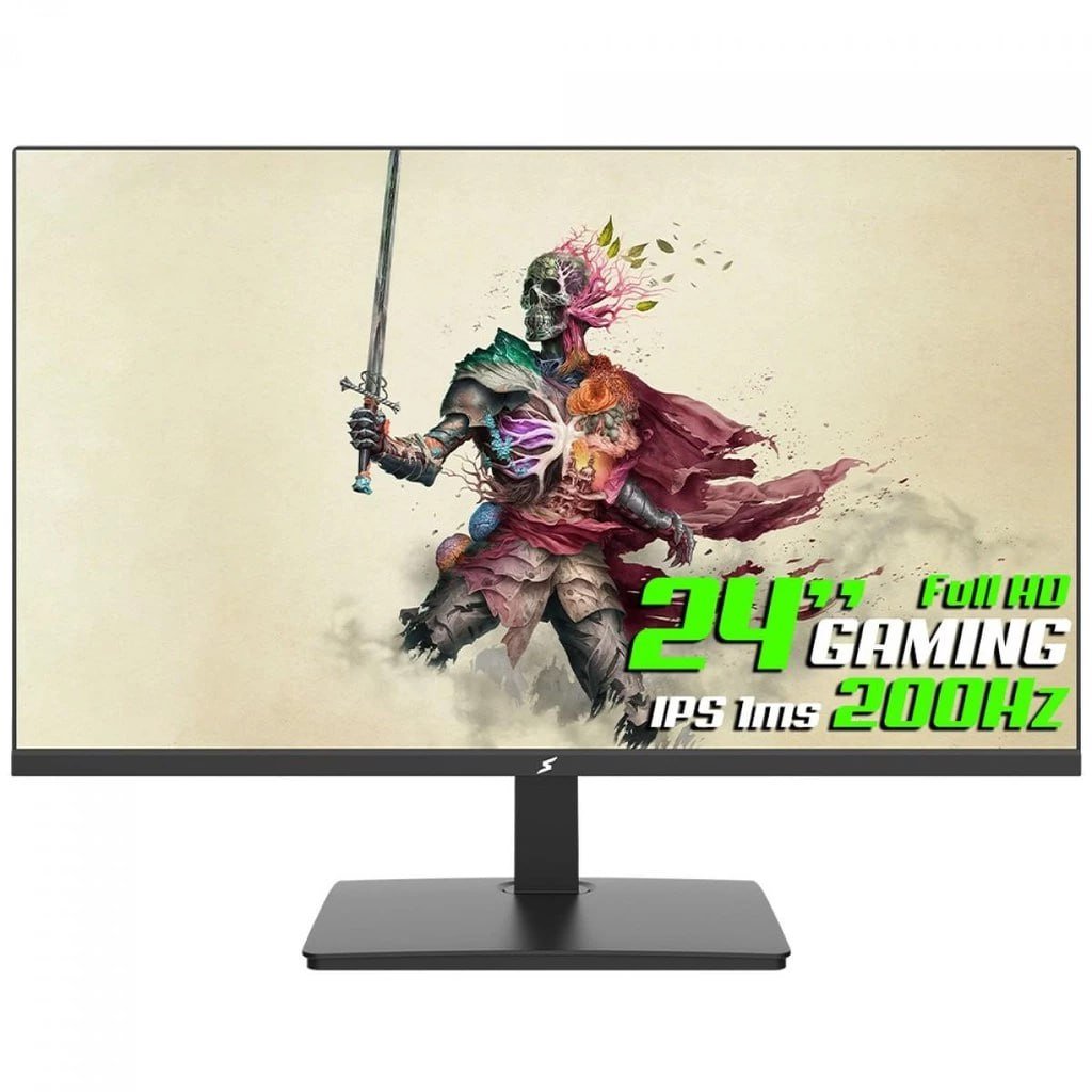 Monitor Gamer SuperFrame View, 24 Pol, Full HD, Fast IPS, 1ms, 200Hz, 99% sRGB, FreeSync, HDMI/DP 🖥️🎮