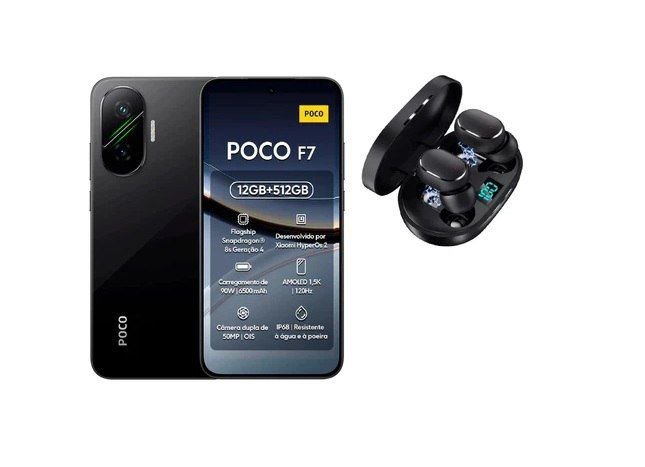Xiaomi Poco F7 512GB + 12GB GLOBAL + BRINDE + NOTA FISCAL 🛒