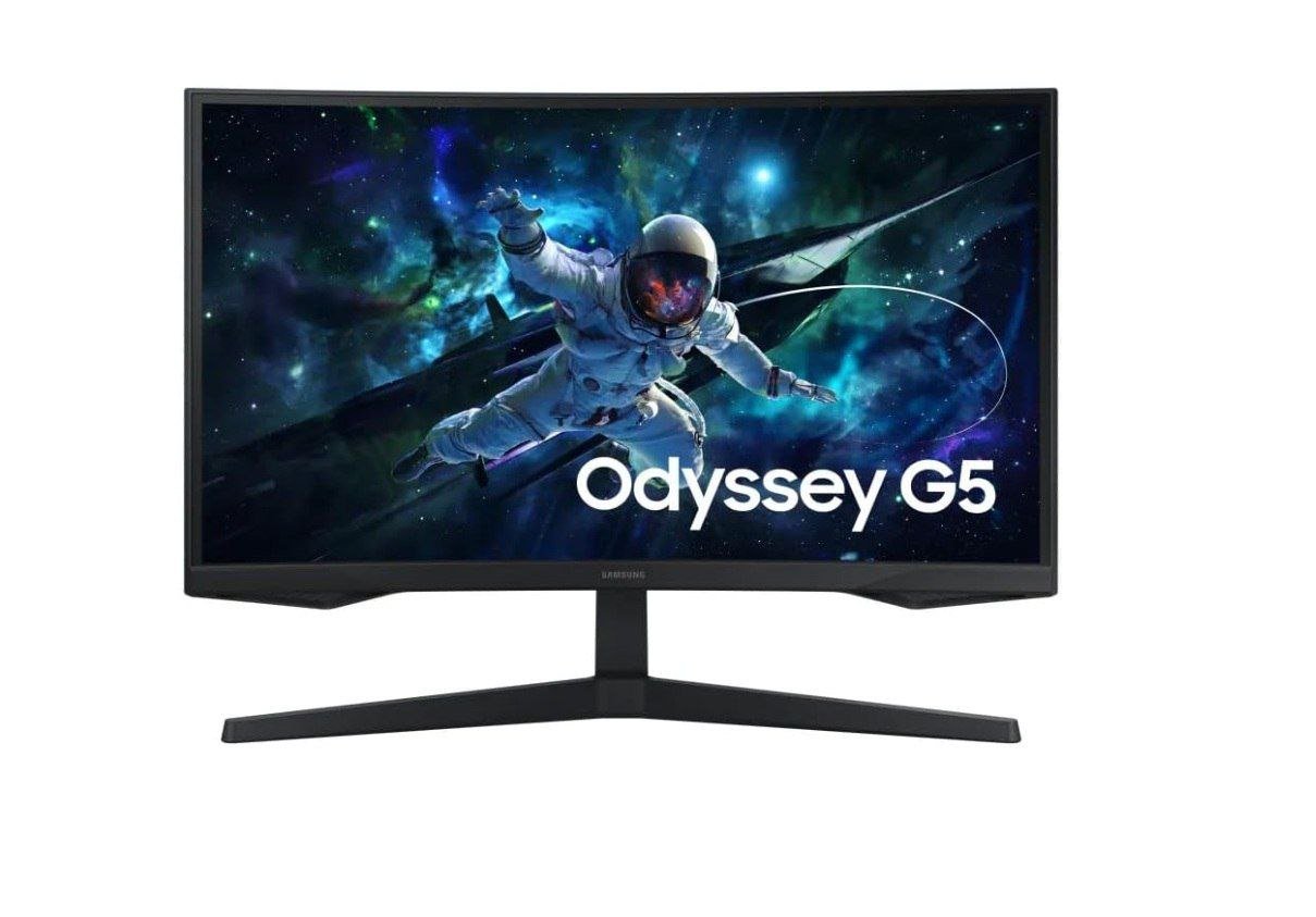 Monitor Gamer Samsung Odyssey G5 27, Resolução QHD, Taxa de atualização de 165Hz, Preto 🖥️🎮