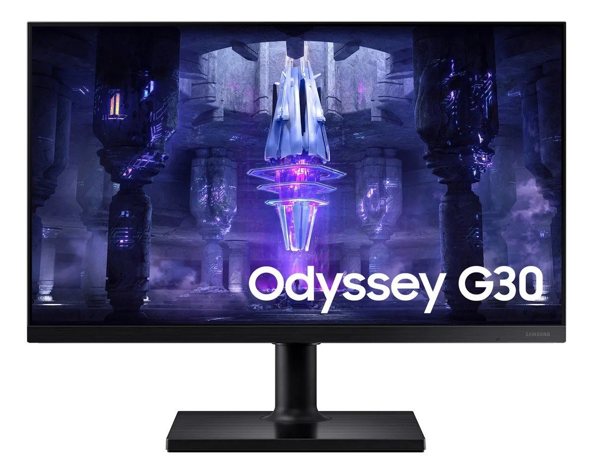Monitor Samsung Odyssey G30 LS24BG300ELMZD 24" Full HD VA 144Hz FreeSync Preto 🖥️🛒
