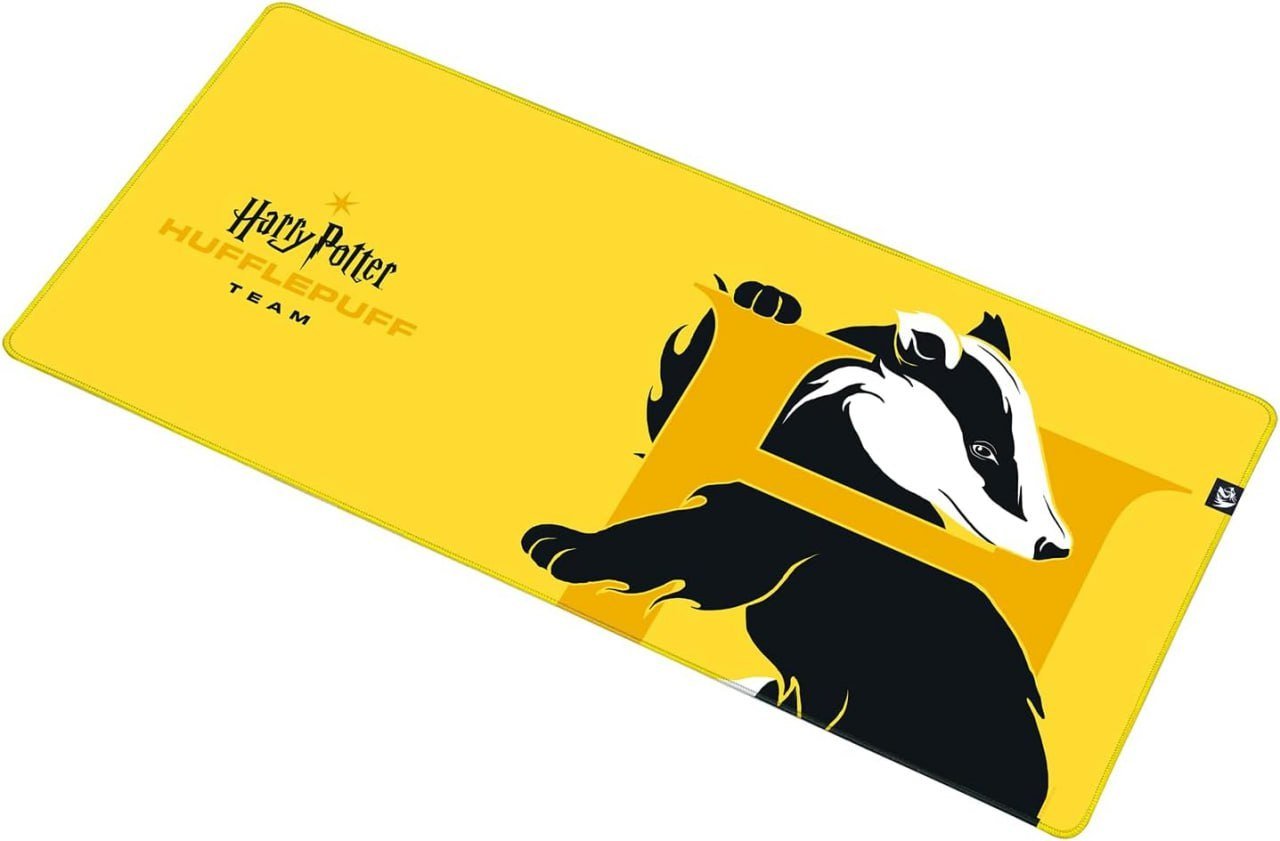 Mouse Pad Redragon Harry Potter Lufa-Lufa Special Edition Amarelo Tamanho L 900x400x4mm Tecido HP-940 🛒