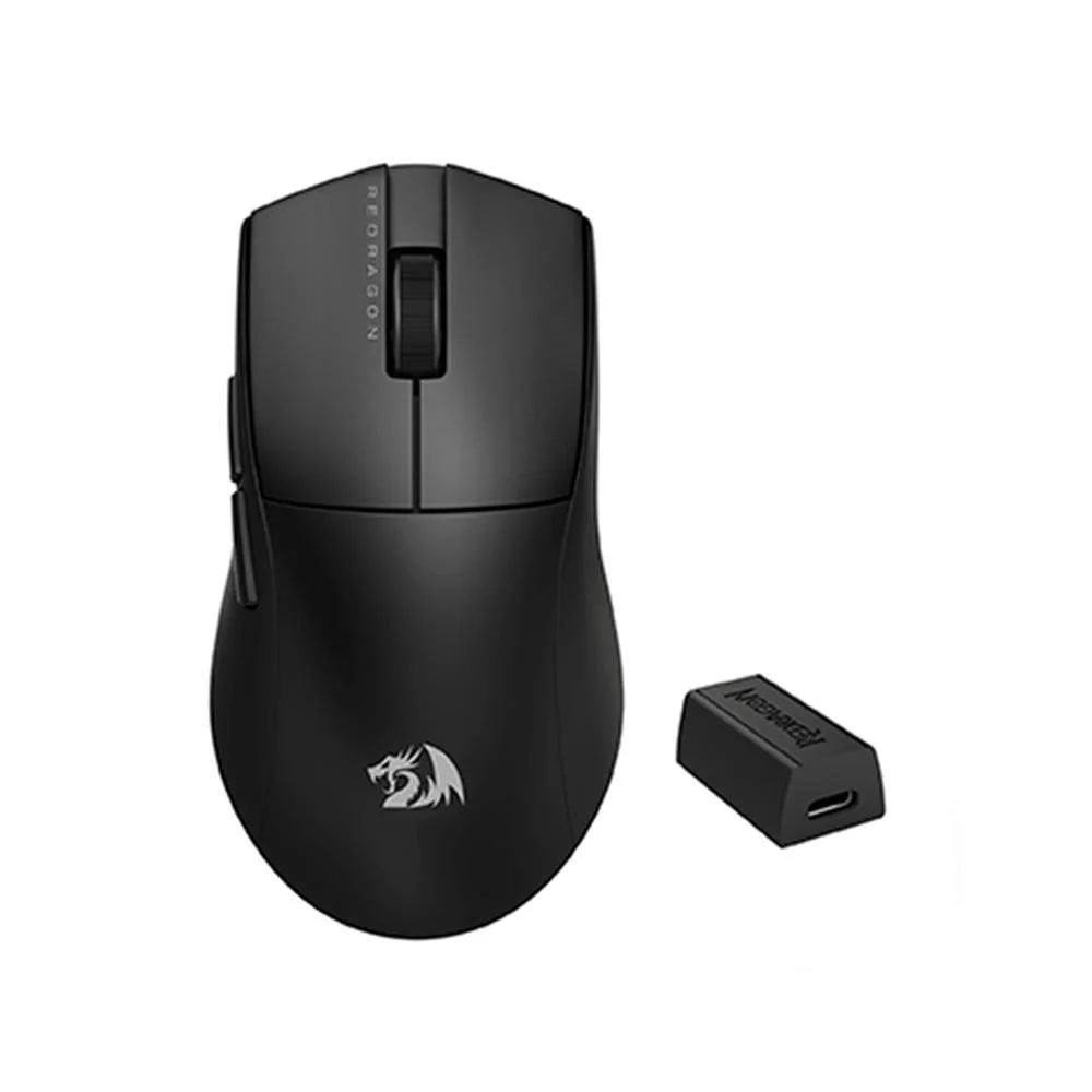 Mouse Gamer Sem Fio Redragon King 4K Pro, Wireless, 26000 DPI, 7 Botões, Preto - M916-PRO-4K 🖱️🎮