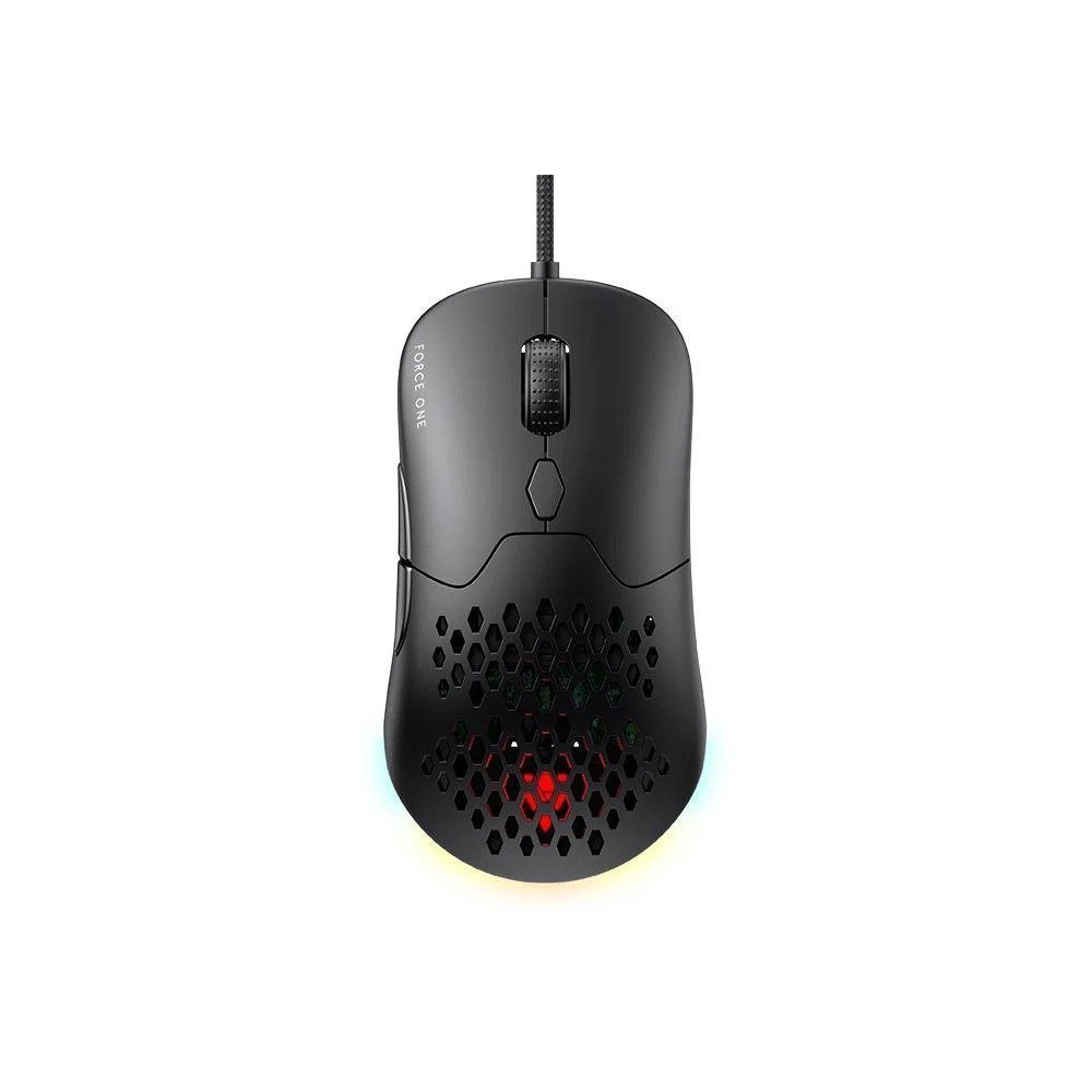 Mouse Gamer Force One Lynx, 19.000 DPI Dual Mode Wireless ou Wired USB-C, Recarregável 🖱️🎮