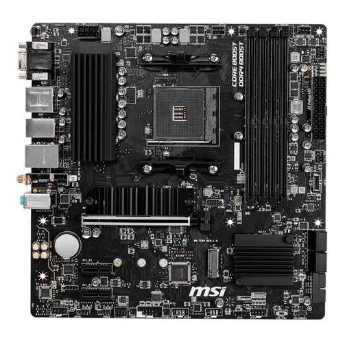 Placa Mãe Msi B550m Pro-vdh Wifi Ddr4 Socket Am4 Cor Preto 🖥️