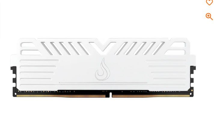 Memória Gamer Rise Mode 16GB, DDR4, 3200MHz, CL16, Viper White - RM-D4-16G-3200VP-W 🛒💻