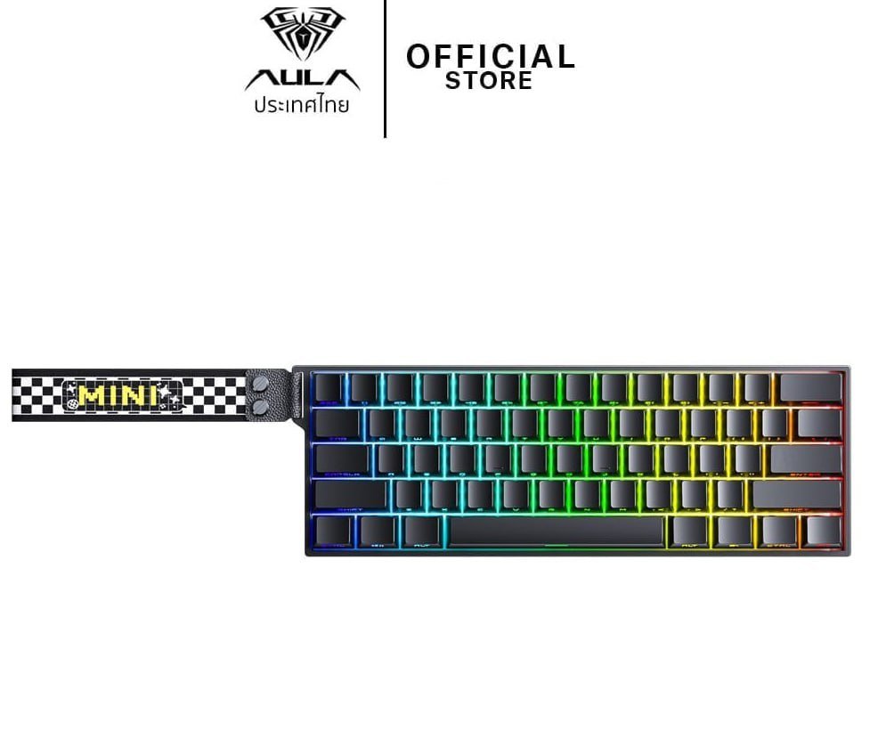 Teclado Magnético Sem Fio Aula Mini60 PRO, RT 0.01MM, 2.4Ghz, RGB Tri-Mode 🇧🇷🛒