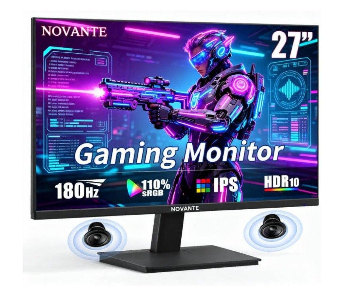 Monitor Gamer IPS 27 Polegadas, Full HD 1920x1080, 180Hz, Preto 🖥️🎮