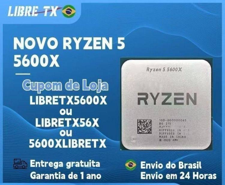 Ryzen 5 5600X Novo 🇧🇷💻