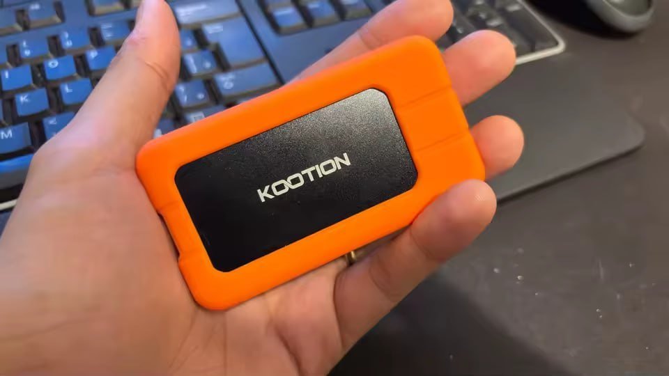 SSD externo portátil KOOTION X1Max | USB 3.2 Gen 2x2 | Leitura até 2000 MB/s e gravação até 1700 MB/s 🔥💾