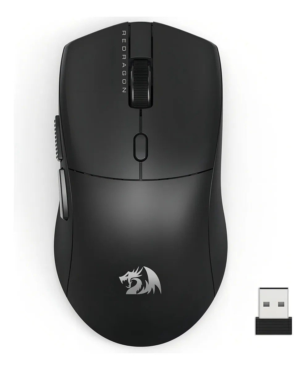 Mouse Gamer Redragon King Pro 1K Preto Preto - M916-PRO-1K 🖱️🎮