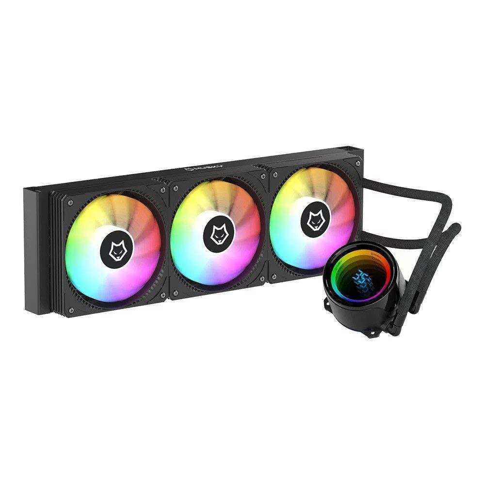 Water Cooler Husky Glacier Iluminação ARGB 360mm AMD e Intel Preto HWT700PT 🧊❄️