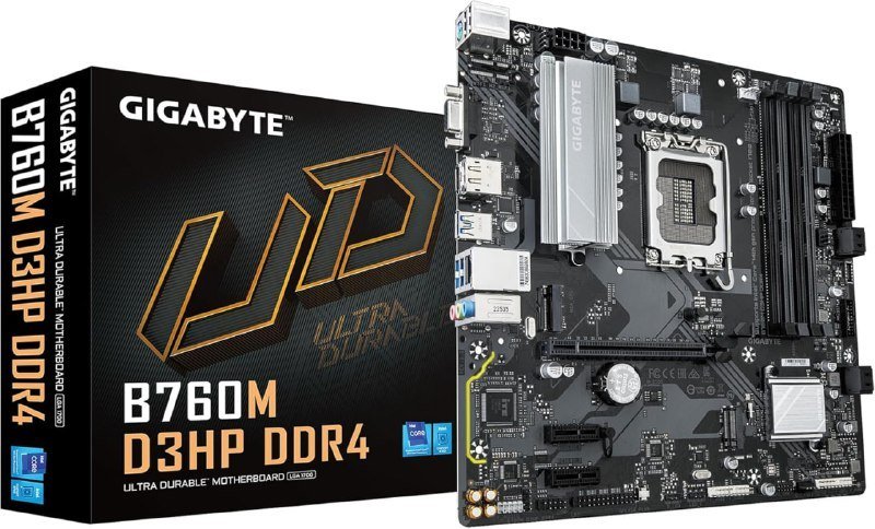 Placa Mãe Gigabyte B760M D3HP DDR4 (LGA 1700) 💻