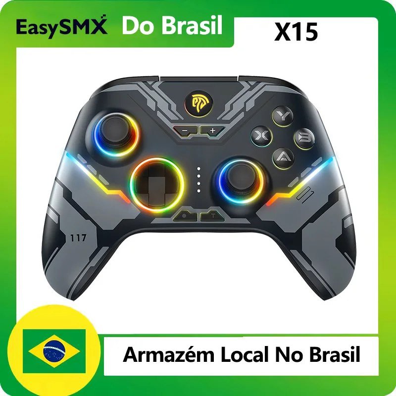 EasySMX X15 Controle Sem Fio com Hall Effect 🎮🎮
