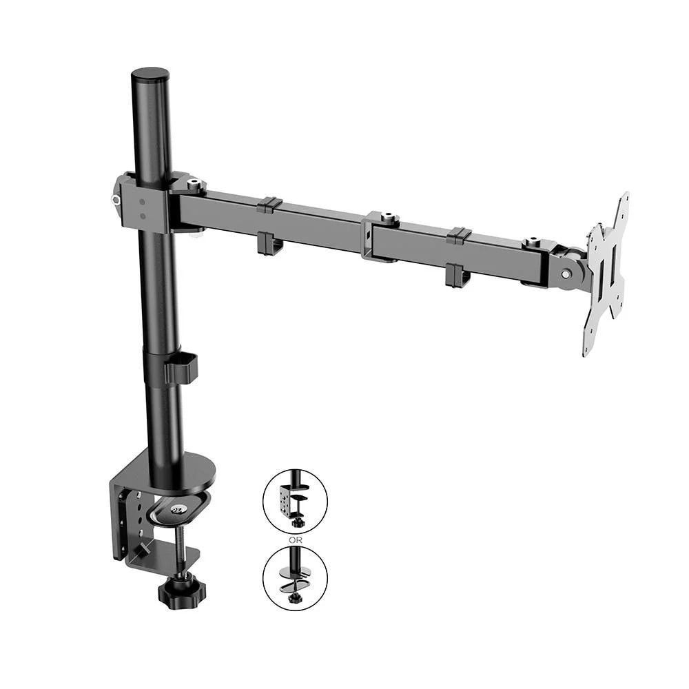 Suporte de Monitor KABUM! essentials + KBM! GAMING SME100, Articulado, Monitores de 13 a 32 polegadas - KESME100PT 🖥️🛒