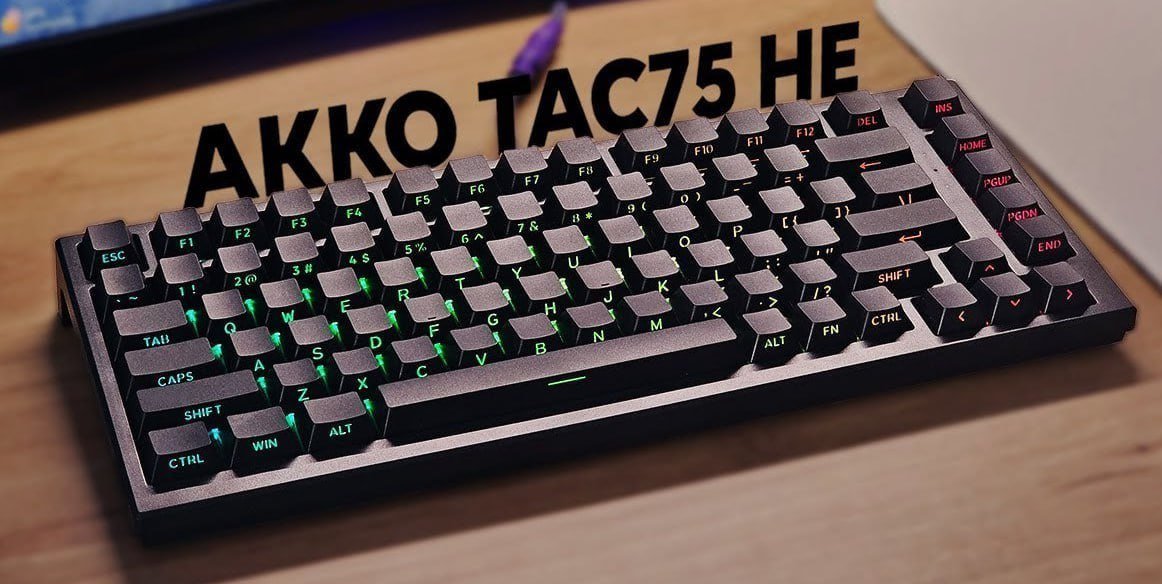 Teclado Magnético Akko Tac75 He 🇧🇷⌨️