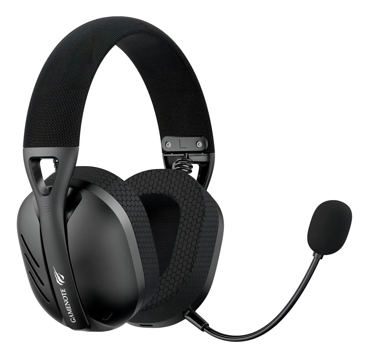 HAVIT Fone de Ouvido Headset Gamer FUXI-H3 Quad-Mode (com fio e sem fio, Wireless 2,4GHz, Bluetooth, Cabo USB-C, Cabo Auxiliar 3.5mm). Surround, Baixa Latência - Preto 🎧🎮