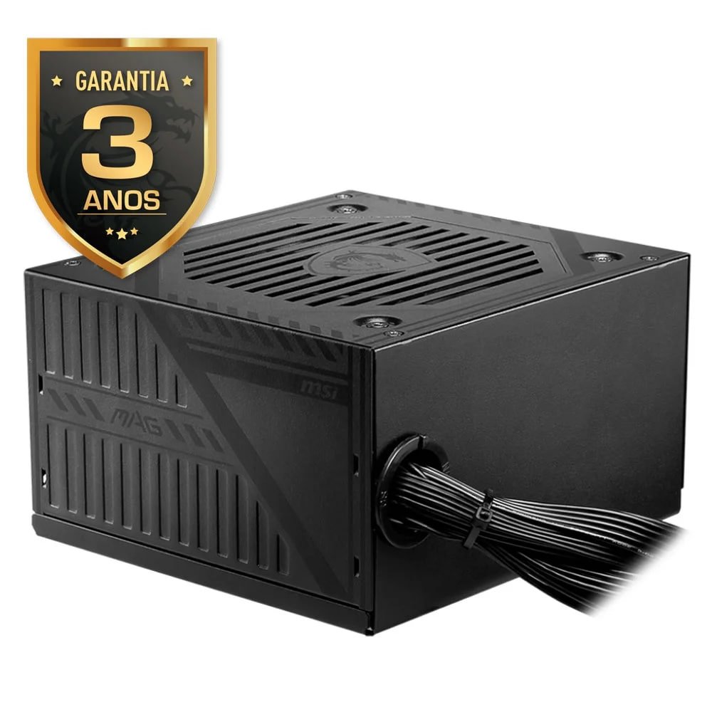 Fonte MSI MAG A600DN, 600W, 80 Plus White