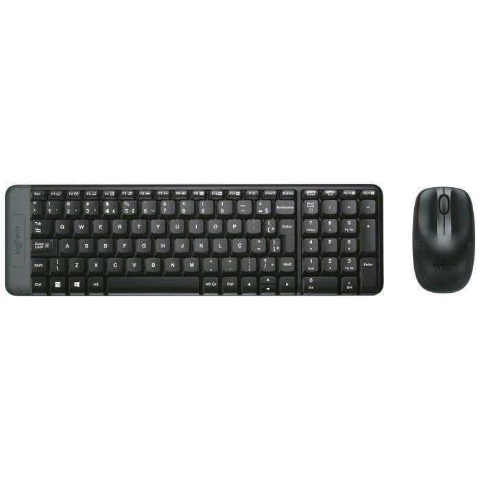 Combo Teclado e Mouse sem fio Logitech MK220 Layout ABNT2 🖱️⌨️