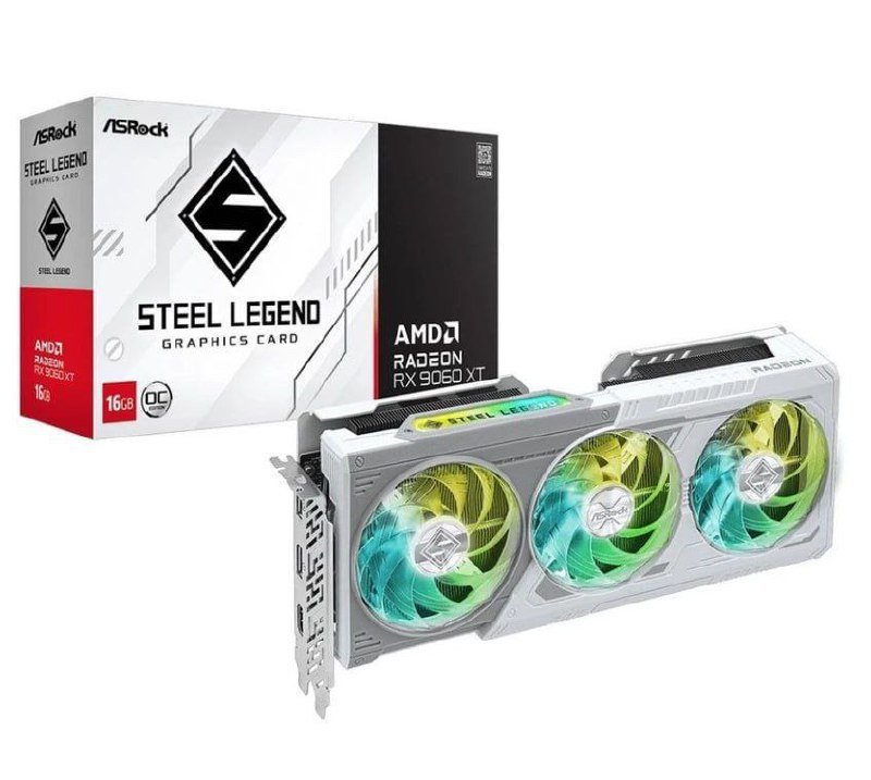 RX 9060 XT 16GB ASRock Steel Legend OC 🎮🛒