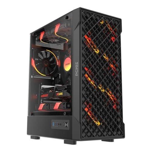 GABINETE GAMER PCYES VELYR BLACK VULCAN - GVLYBV 🖥️🔥