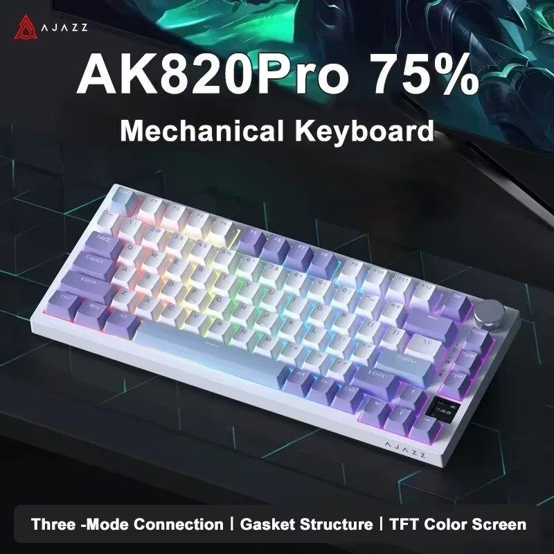 Teclado Mecânico Ajazz AK820 ⌨️🖥️