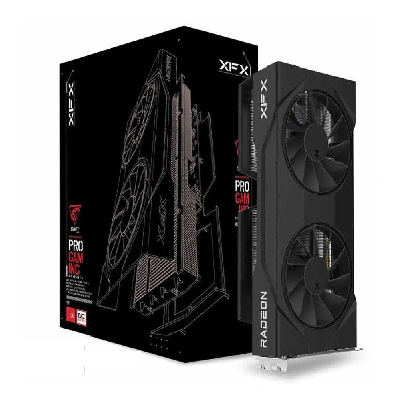 Placa De Video Xfx RX 9060 XT Oc Gaming Amd Radeon 8GB Gddr6 128Bits 20 Gbps Fidelityfx Rdna 4 Rx 96Tsw8Gbq 🛒🎮