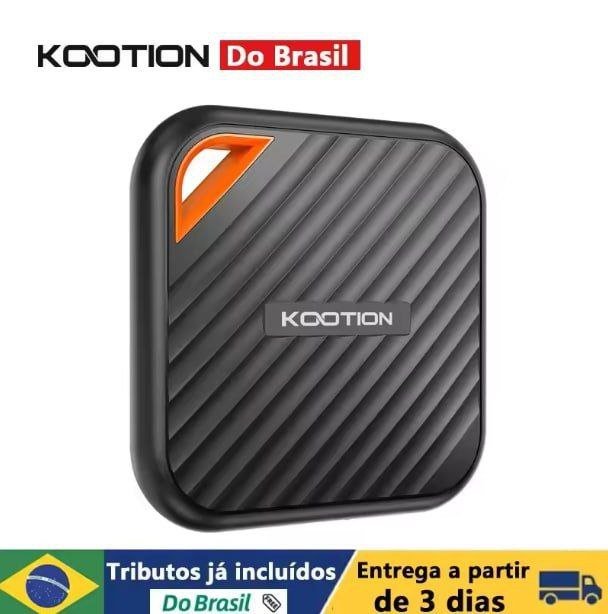 SSD Externo KOOTION X6Max USB resistente a quedas 🖥️📱