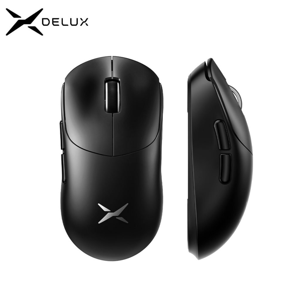 Mouse Gamer sem fio Delux M400, 1000Hz, PAW3311 🖱️🎮