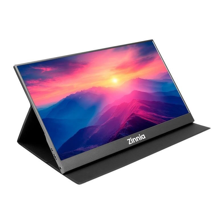 Monitor Portátil Profissional Zinnia Vizion S, 15.6 Pol, IPS, FHD, 60Hz, FreeSync, ZNO-VZNVS-BL02 🖥️