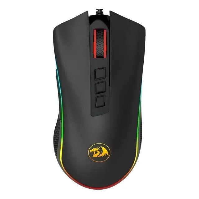 Mouse Gamer Redragon Cobra RGB Preto 🖱️🎮