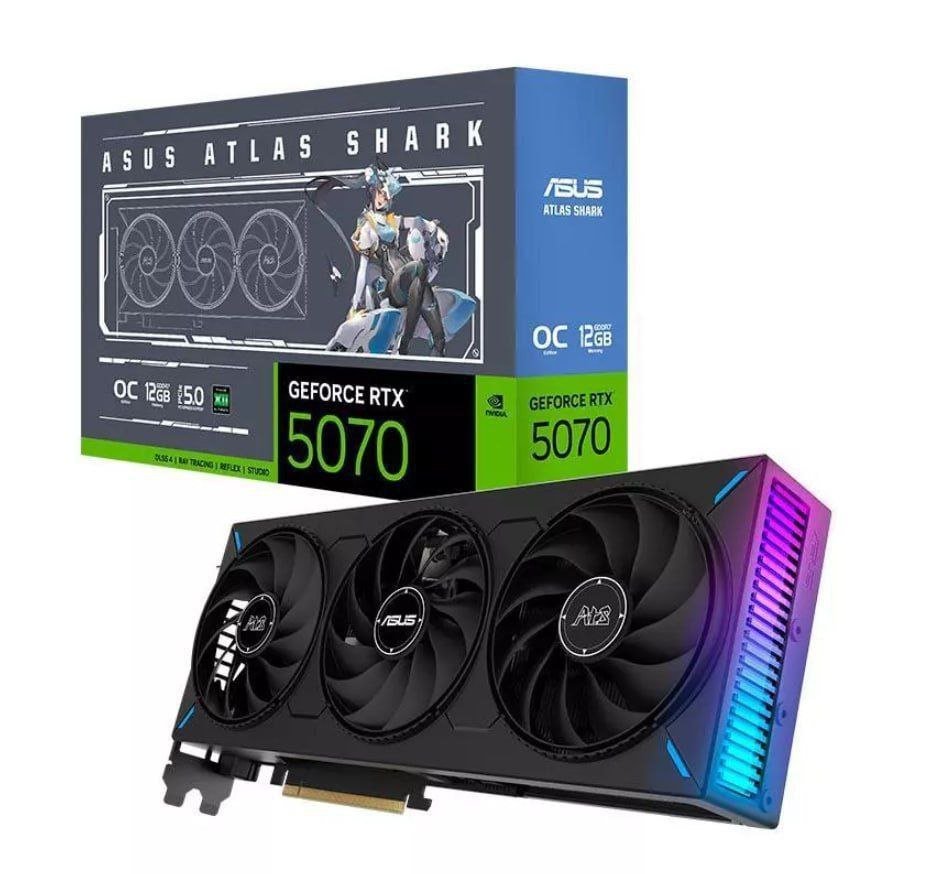 RTX 5070 12GB ASUS ATS RGB OC 🛒🎮
