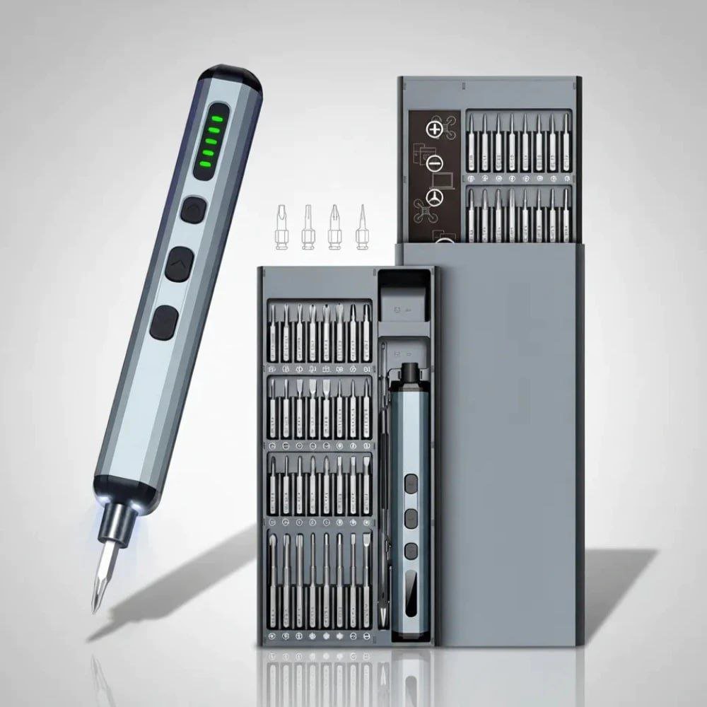 Chave de Fenda Elétrica de Precisão Recarregável 68 em 1 🛠️🔧