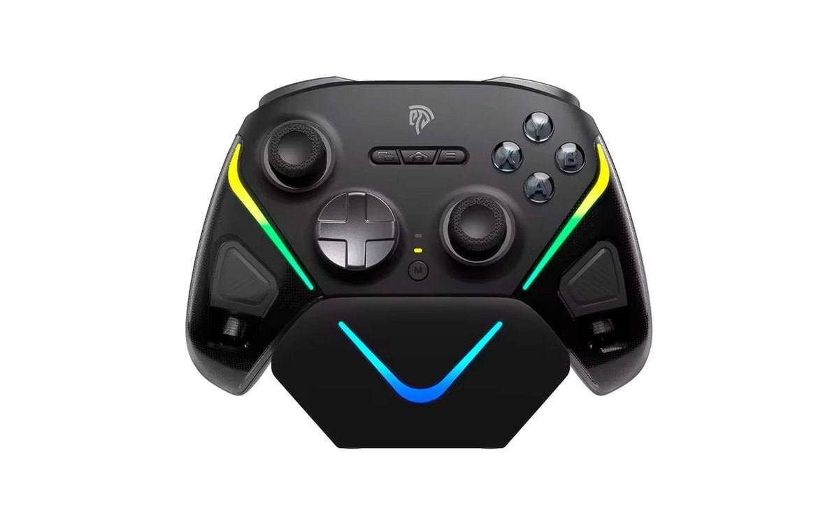 Controle Sem fio EasySMX D10, TMR sticks, 2.4ghz, Gatilhos com trava, Dock de carregamento 🎮