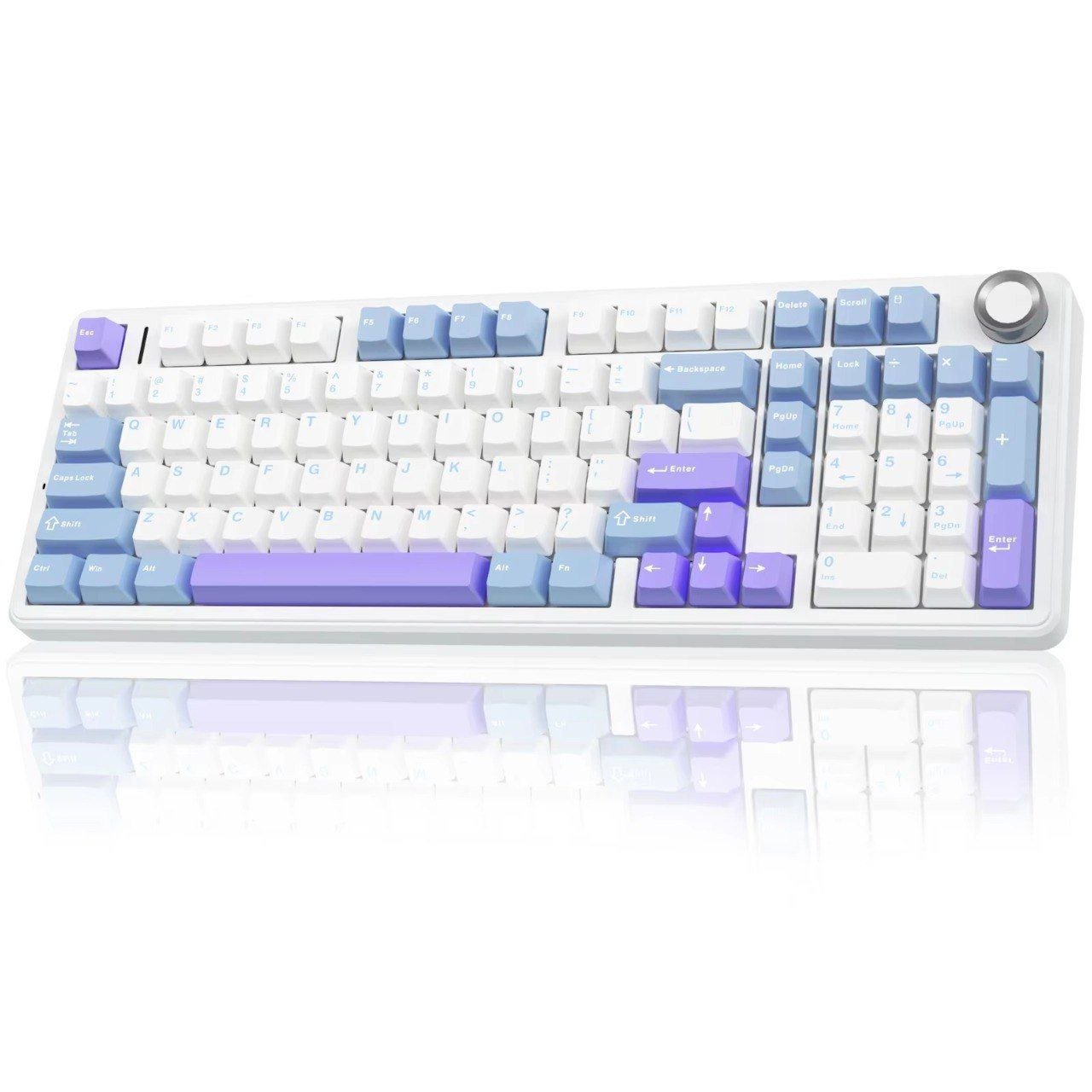 F99 PRO Teclado Mecânico Sem Fio AULA F99Pro Hot-swap RGB F99 pro 100% f 99 🛒⌨️