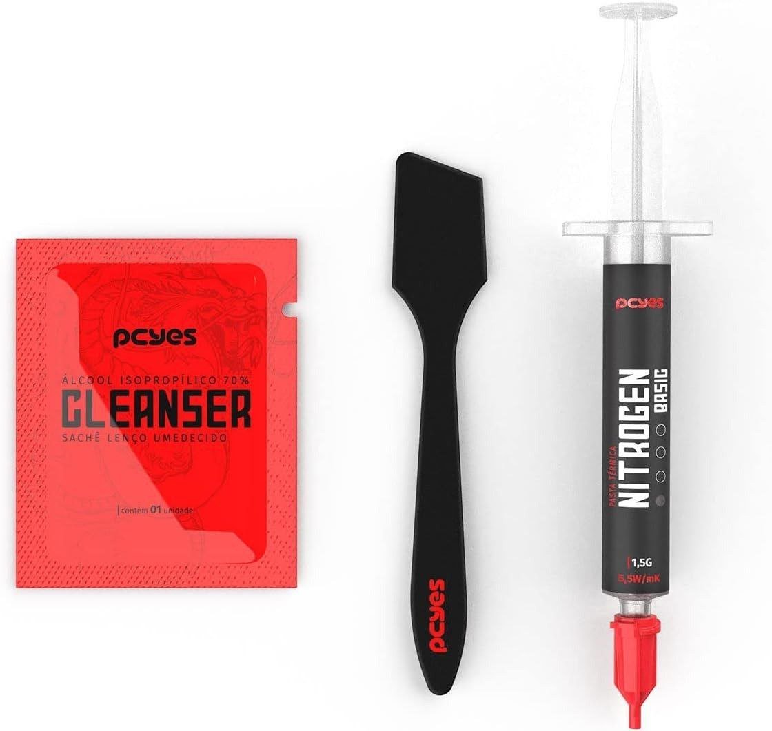 PASTA TÉRMICA PCYES NITROGEN BASIC 1,5G - 5,5W/MK - PCYNB1555 – PCYES