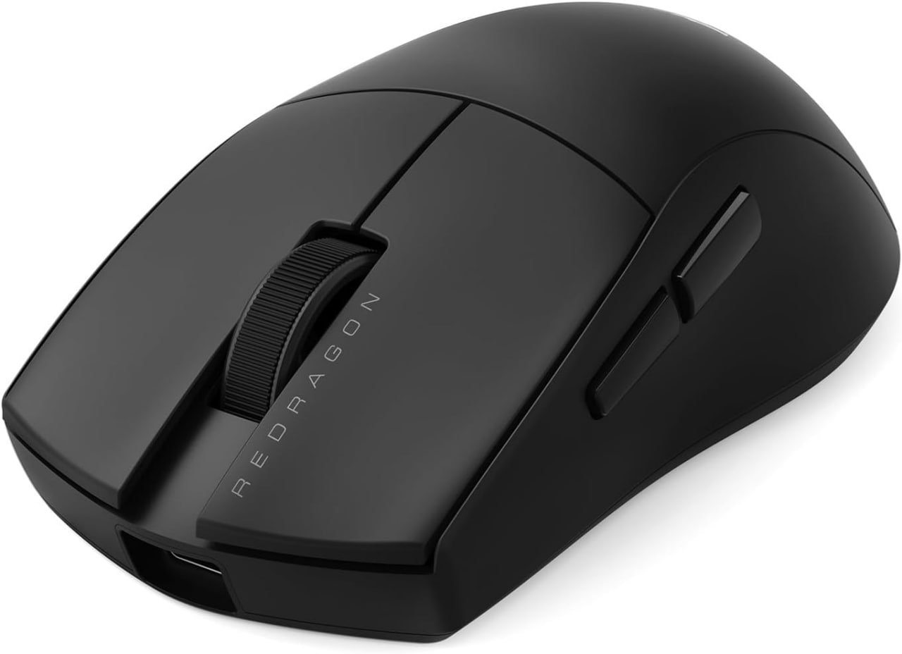 Mouse Gamer sem fio Redragon King Lite Preto Sensor PAW3313 10000 DPI 🖱️🎮
