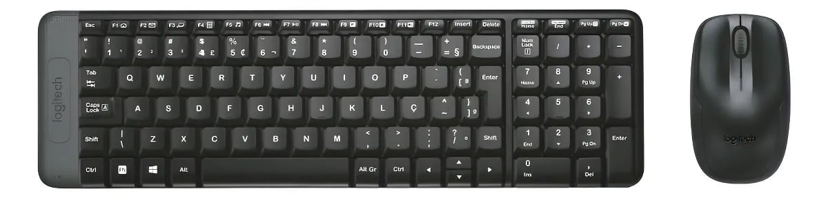 Combo Teclado e Mouse Sem Fio Logitech MK220 Layout ABNT2 🖥️🖱️
