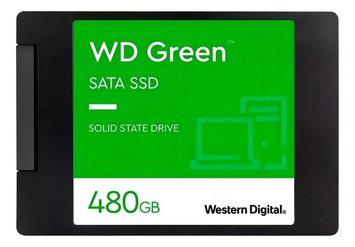 Western Digital WD Green WDS480G3G0A 480GB preto para computador e notebook 🖥️💻
