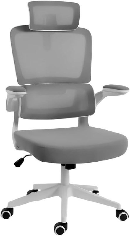 CADEIRA REDRAGON OFFICE HELA CINZA/BRANCO C214-W 🪑💺