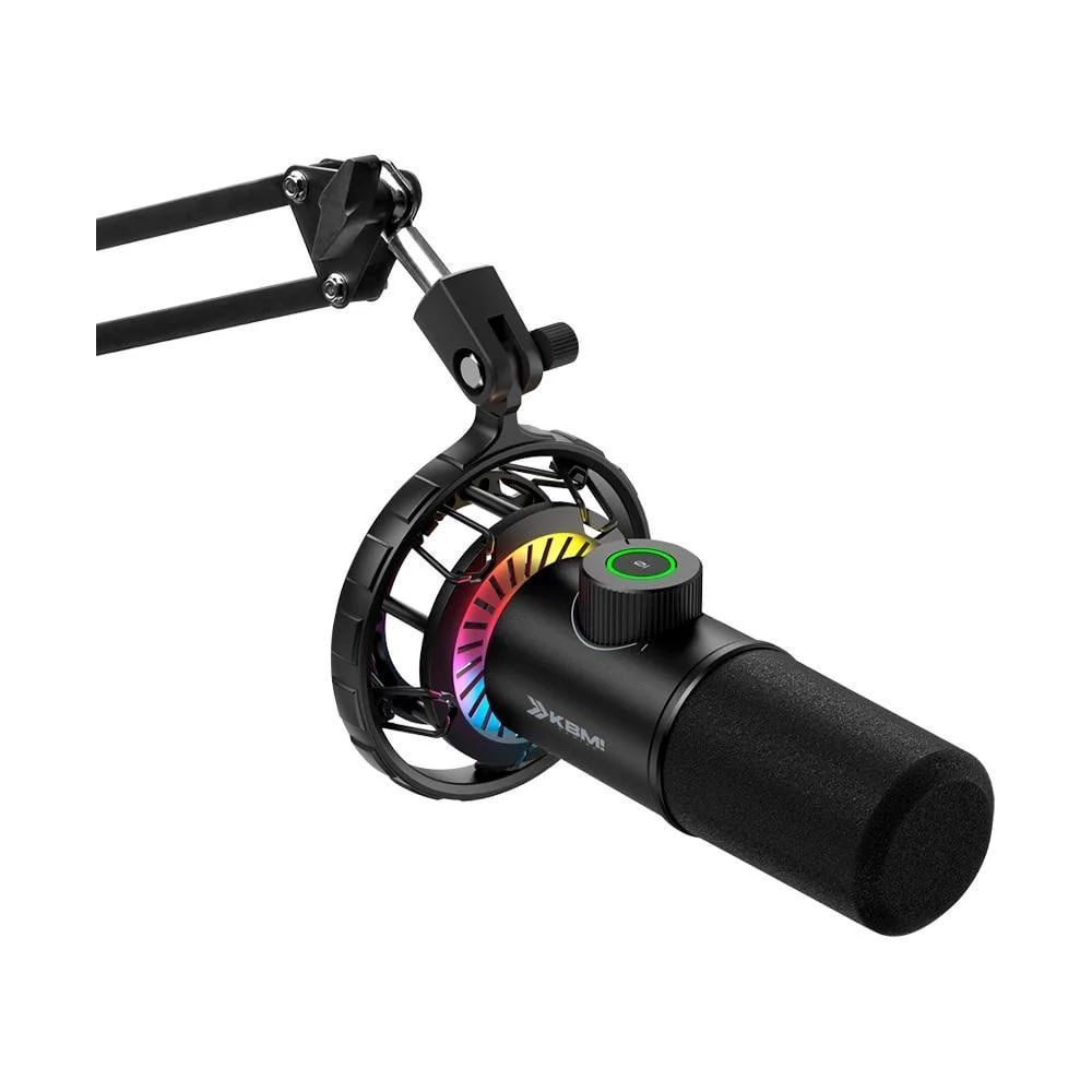 Microfone Gamer Cardióide KBM! GAMING, Podcast, Streaming, RGB 🎙️🎮